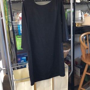 H&M Size 14 Black 3/4 Sleeve Dress
